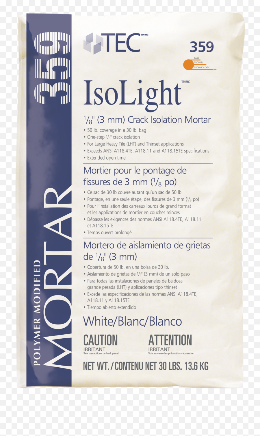 Isolight Lightweight 18 Crack Isolation Mortar Tec - Ink Png,Glass Crack Png