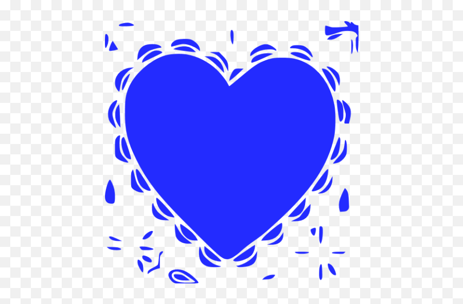 Heart 024 Icons Images Png Transparent - Girly,Blue Heart Icon