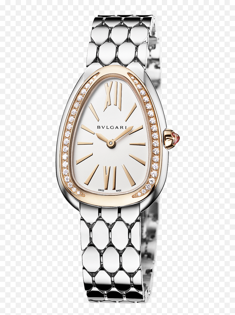 Serpenti Seduttori Rose Gold Steel - Bulgari Serpenti Seduttori Png,Gucci Icon Bracelet