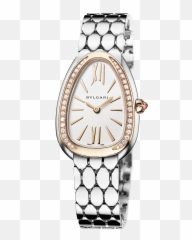 Serpenti Seduttori Rose Gold Steel - Bulgari png