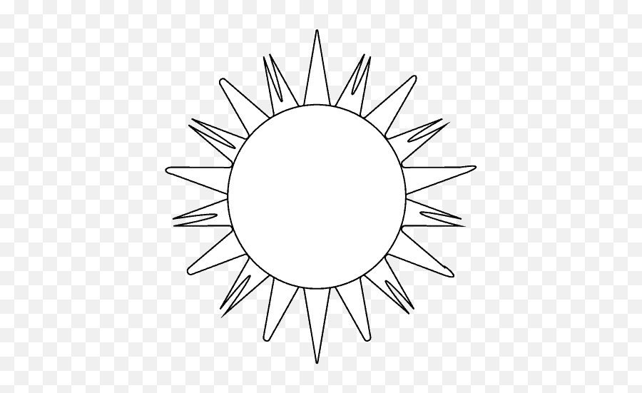 Sun Clipart Black And White Download Free Vector - Sun Clipart White Png,Home Bw Icon Download Png