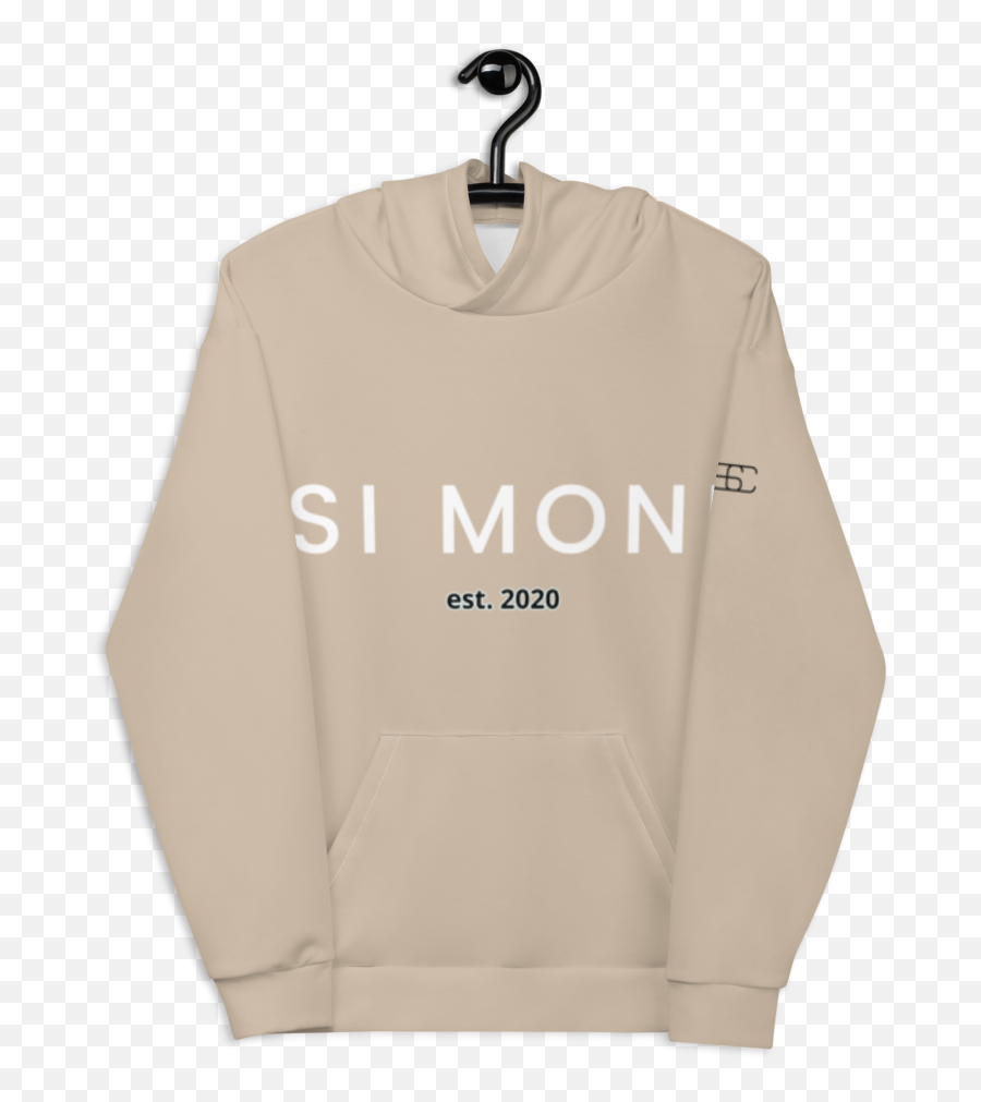 Simoné Unisex Hoodie Beige - Long Sleeve Png,Calvin Klein Icon Perfect Push Up Bra