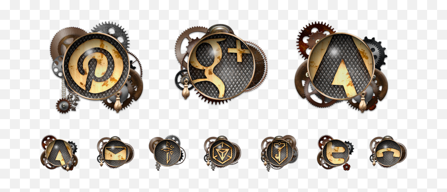 Tha Steampunk Android Icon Pack Icons - Solid Png,Steampunk Icon Png