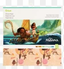 Cricut Disney Moana Born To Voyage Deluxe Paper 12 X - Cricut Png,Moana Png Transparent