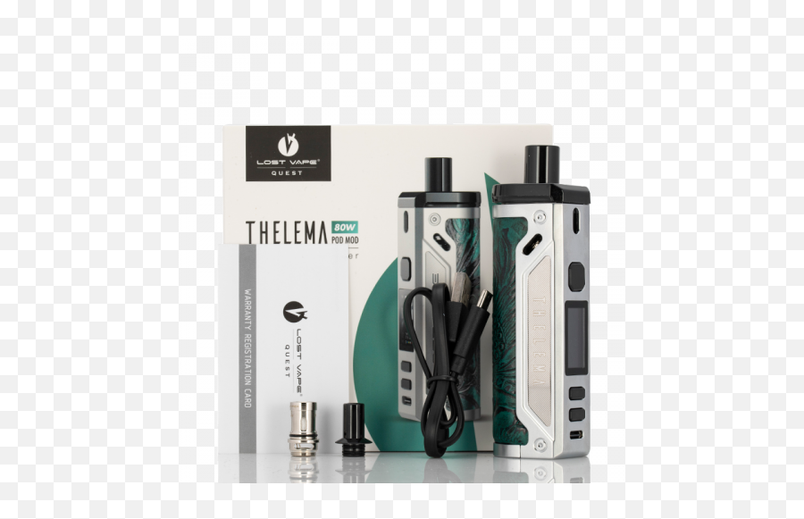 Lost Vape Thelema 80w Pod Mod Kit - 1899 Ejuice Connect Portable Png,Icon 510 Mod Kit