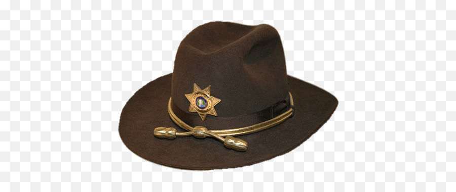 Brown Sheriffu0027s Hat Transparent Png - Stickpng Sheriff Hat Png,Fedora Transparent Background