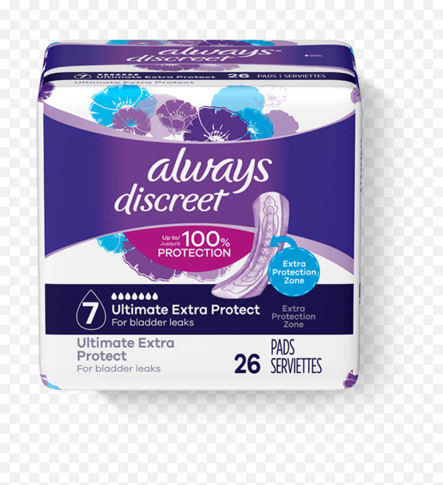 Postpartum Bleeding Stages Always Discreet - Always Discreet Pads 7 Png,Deep Purple Icon Deep Purple 2013