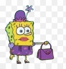 Sponge Spongebob Spongebobsquarepants Meme Spongebobmem - Spongebob Meme In Drag Png,Spongebob Meme Png
