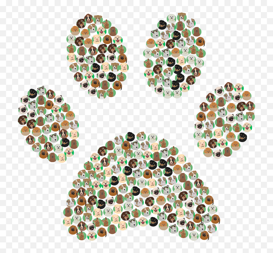 Openclipart - Clipping Culture Paw Transparent Background Dog Icon Png,Paw Print Icon Border