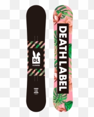 Death Label 2019 Flower Snowboard - Lib Tech Eric Jackson Png,Snowboarder Png