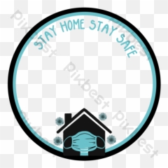 Stay Home Safe Facebook Frame Design Png Images Ai - Language