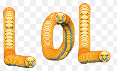 Transparent Text Crying Laughing Gif Wifflegif - Emoji Laughing png