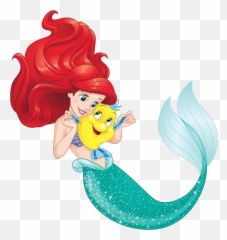 Disney Princess Ariel Girls - Ariel Disney Princess Png,Flounder Png