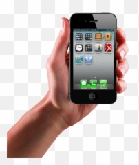 Android Phone Png Pic - Hand Holding Phone Template,Cell Phone Png