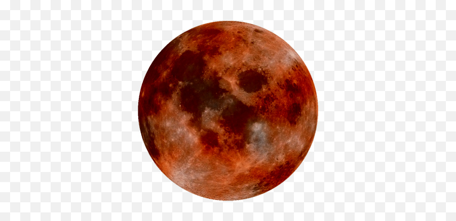 Red Moon Png - Full Orange Moon Png,Red Moon Png