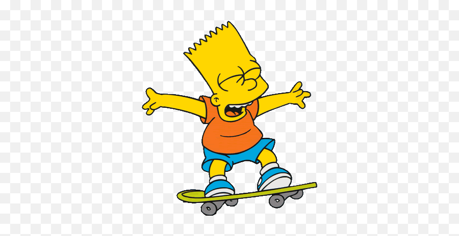 Bart Simpson Bart Simpson Riding Skateboard Png Bart Simpson Transparent Free Transparent Png Images Pngaaa Com