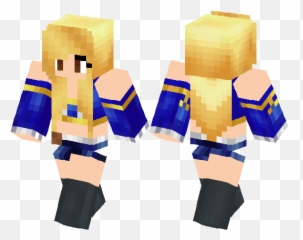 Lucy Heartfillia Minecraft Skin Hub - Skin Lucy Fairy Tail Minecraft Png,Lucy Heartfilia Transparent