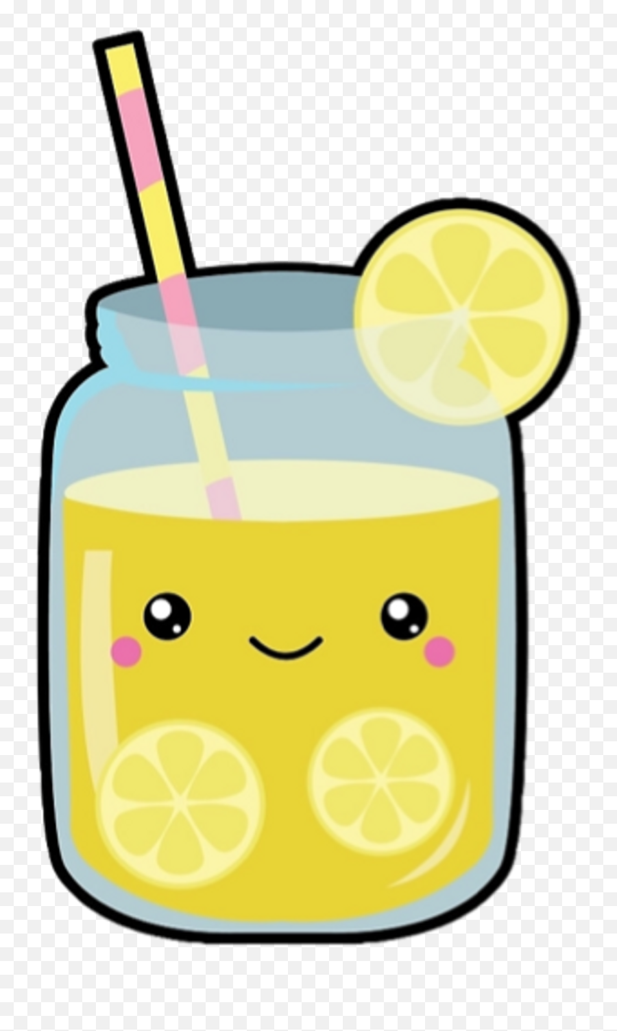 Lemon Juice Kawaii Clipart - Cute Lemonade Clipart Png,Juice Png
