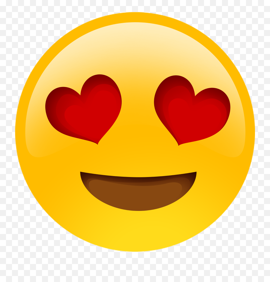 Heart Png Images Outline Emoji Pink And Red Clipart - Heart Eyes Emoji Png,Hearts Transparent Background
