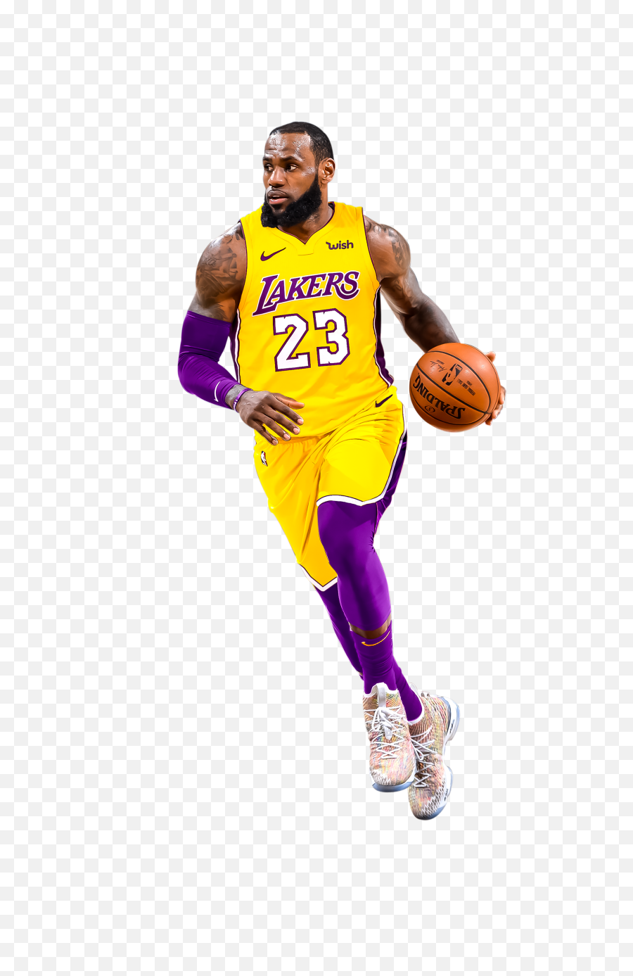 Full Body Lebron James Lakers Png - Lebron James Png,Body Png