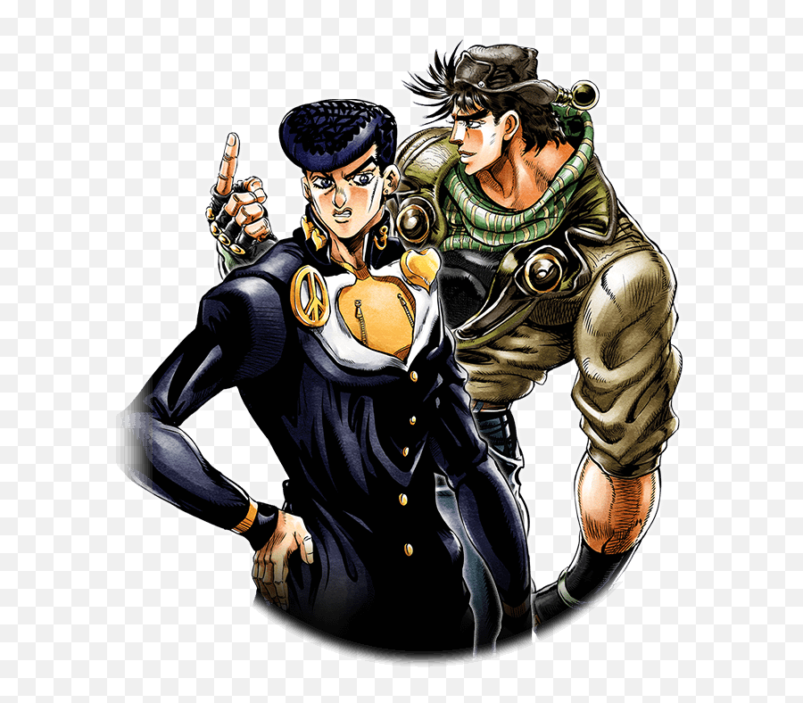 Josuke Higashikata And Joseph Joestar - Joseph Joestar Jonathan Joestar Png,Joseph Joestar Png