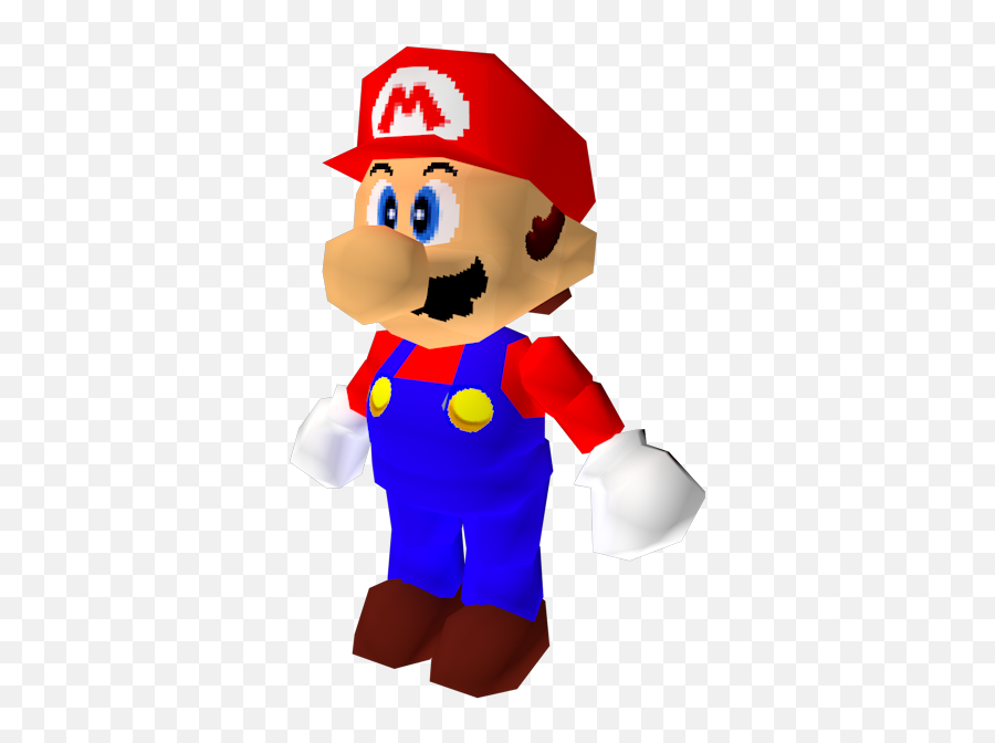 Nintendo 64 - Super Mario 64 Mario Model Png,Nintendo 64 Png