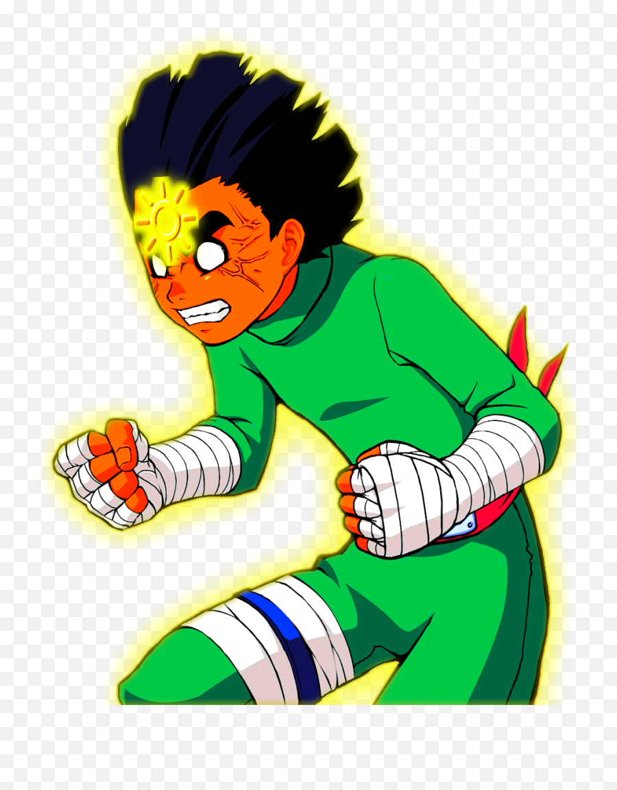 Download Here Solar Dawn Caste Rock Lee Using Eight Gates - Rock Lee Open 8 Gates Png,Rock Lee Png