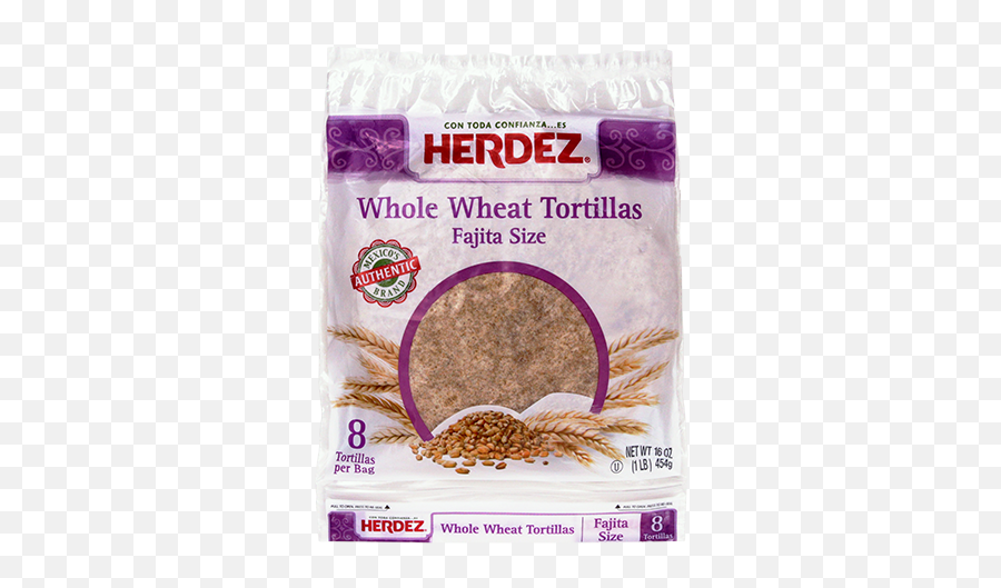 Whole Wheat Flour Fajita Style Tortillas Herdez - Herdez Png,Wheat Transparent