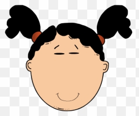 Chinese Girl Clip Art - Vector Clip Art Online Black Girl Face Clipart Png,Asian Girl Png