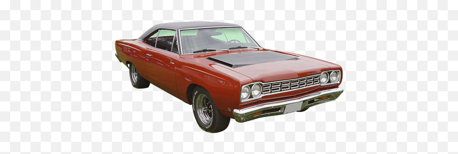 Red 1968 Plymouth Roadrunner Muscle Car Shower Curtain - Classic Car Png,Road Runner Png