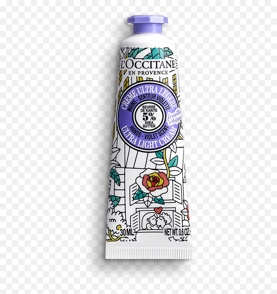 Shea Butter Ultra Light Hand Cream U2013 Violet Scent Lu0027occitane - L Occitane Whipped Hand Cream Png,Violets Png