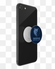 Popsockets Memphis Grizzlies Logo Phone Grip In Off White - Smartphone png
