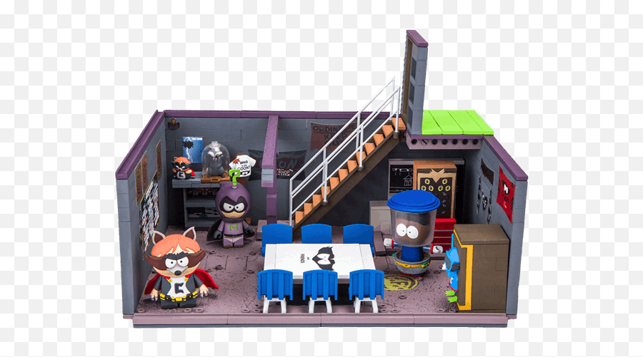 South Park - The Fractured But Whole Cartmanu0027s Basement Construction Set Mcfarlane Toys South Park Basement Png,South Park Png