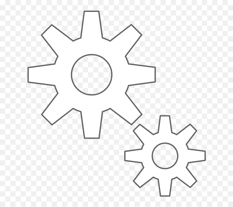 Gears Cogs Engineering - Free Vector Graphic On Pixabay Civil Engineering White Clipart Png,Cogs Png