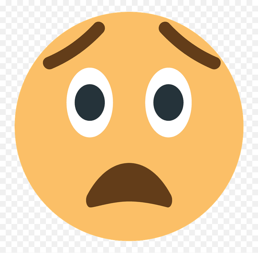 Download Fearful Face Emoji Clipart - Emoji Hd Png Emoji,Money Face Emoji Png