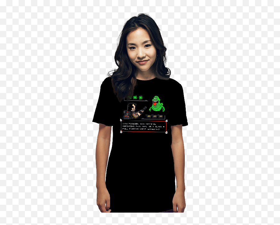 A Wild Slimer Appeared The Worldu0027s Favorite Shirt Shop - Aggretsuko Glow In The Dark Shirt Png,Slimer Png