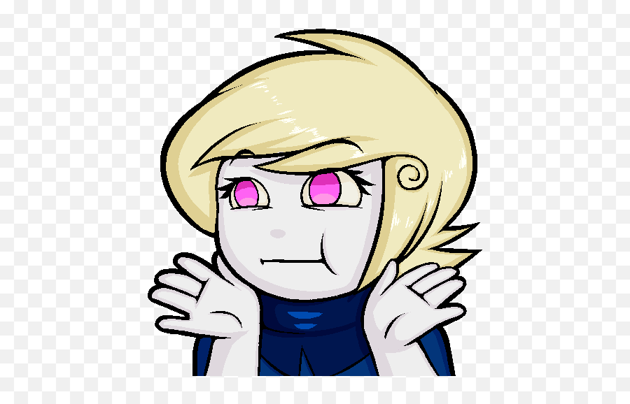 Roxy Shrug By Color - Spark On Newgrounds Cartoon Png,Shrug Png