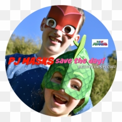 Six Little Hearts Pj Masks Save The Day Halloween Party - Poster Png,Pj Masks Png
