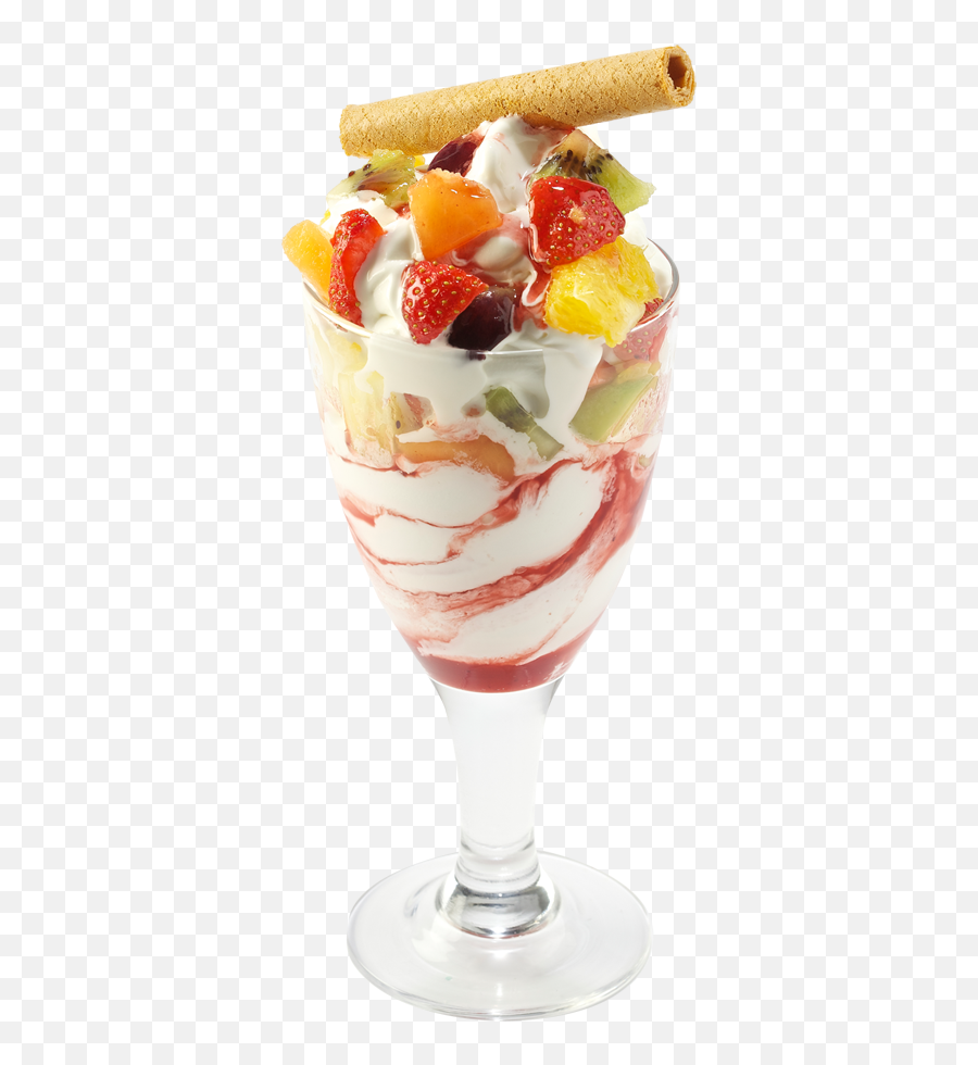 Fruit Salad With Ice Cream Png 2 - Ice Cream Fruit Salad,Fruit Salad Png