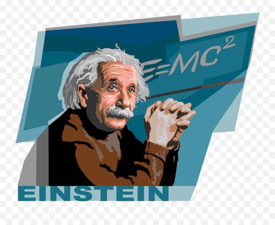 Albert Einstein Vector Art - Graphic Albert Einstein Vector Png,Albert Einstein Png