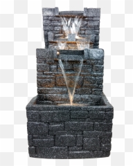 Png Brics Wall Water Fountain - Transparent For Office
