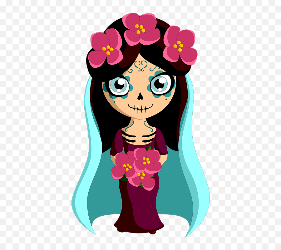 Katrina Day Of The Dead Death - Free Image On Pixabay Dias Dos Mortos Png,Calavera Png