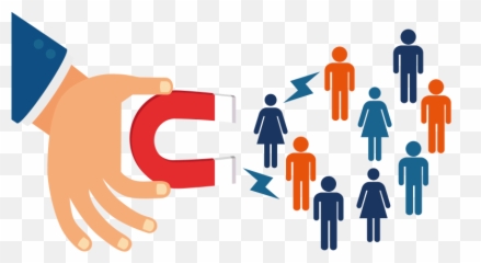 Attracting People Magnet Png Free - Magnet Attracting People,Magnet Png