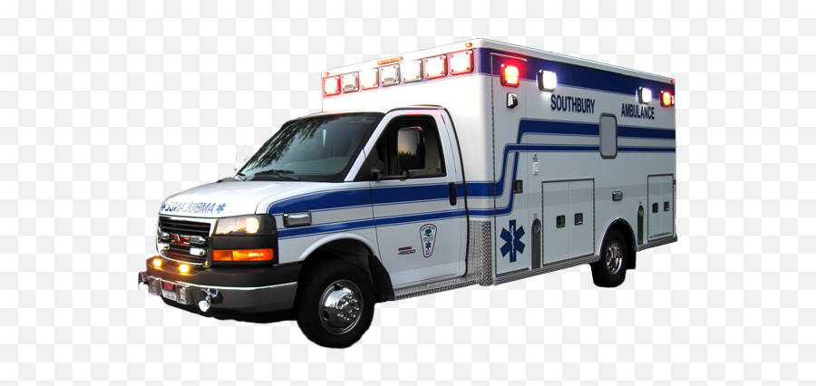 Ambulance - Ambulance With Lights On Transparent Png,Ambulance Png