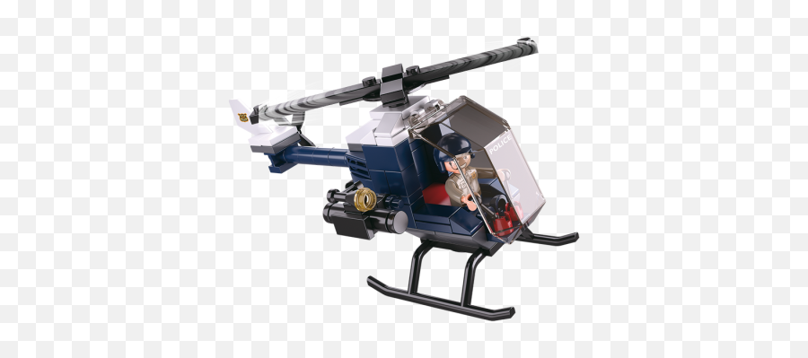 Sluban Police Helicopter - Helikopter Polisi Png,Police Helicopter Png