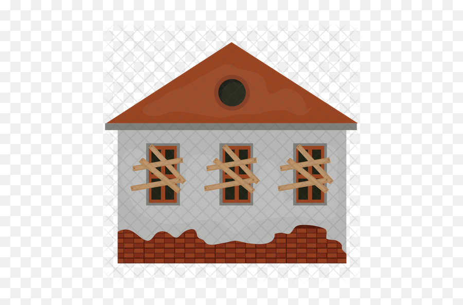 Haunted House Icon Of Flat Style - Vertical Png,Haunted House Png