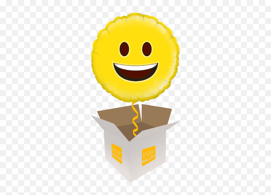 Happy Emoji Png - Happy Emoji Birthday Balloon In A Box Free Day Emojis,Happy Emoji Png