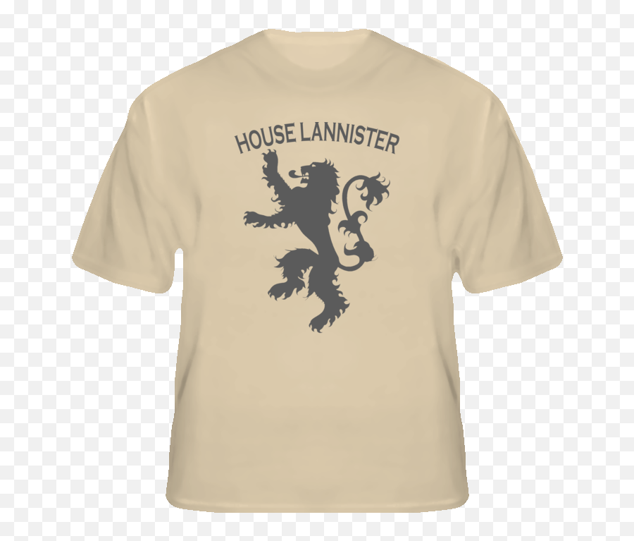 House Lannister Game Of Thrones Tv Fantasy T Shirt - Carpenter Shirts Funny Png,Lannister Logo