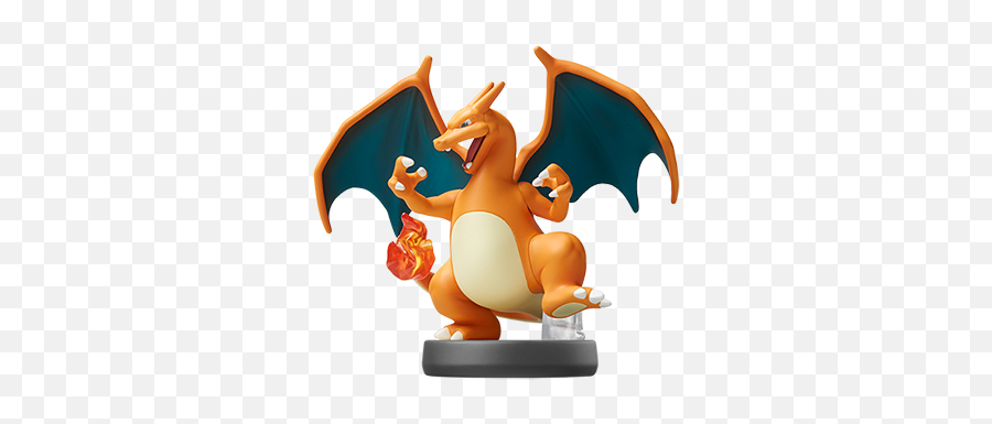 Charizard Amiibo Figure - Charizard Amiibo Png,Charizard Transparent