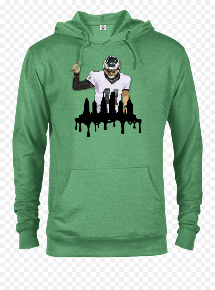 Carson Wentz Hoodie Unisex High - Programming Ugly Sweater Png,Carson Wentz Png